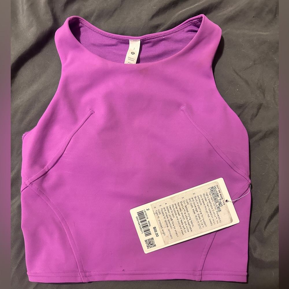 NWT Lululemon Wunder Train Racerback Tank